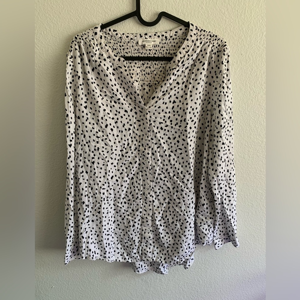 Beachlunchlounge Print Button-Down Top - image 1